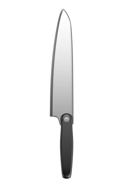 Realistic 3d render of kitchen knife — Stock Photo, Image