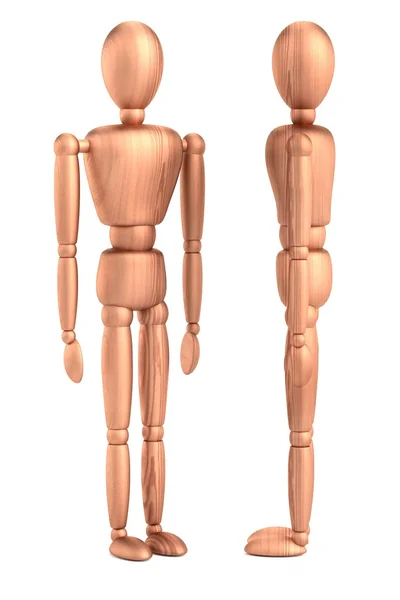 Realistic 3d render of mannequin — Stock Photo, Image
