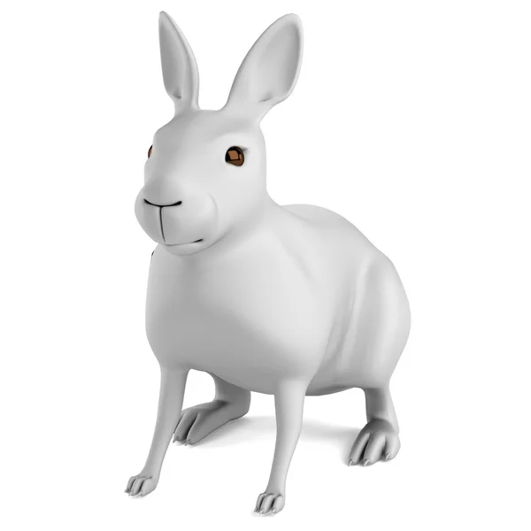 Rendu 3d réaliste de lapin — Photo