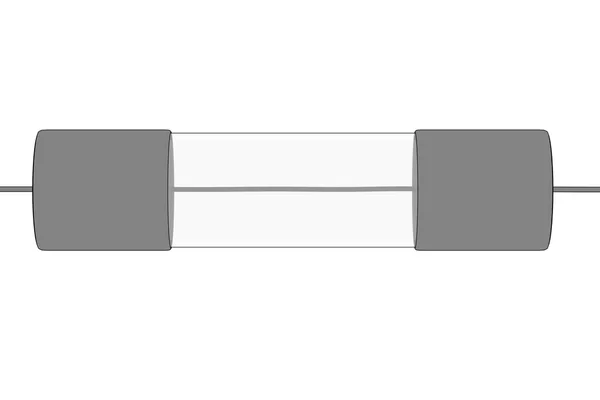 Cartoon afbeelding voor elektrische fuse — Stockfoto