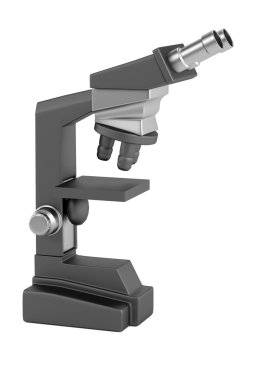 mikroskop gerçekçi 3d render