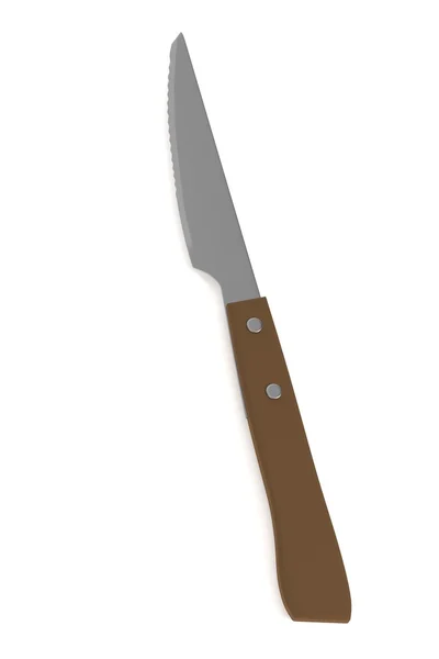 Realistic 3d render of knife — Stock Photo, Image