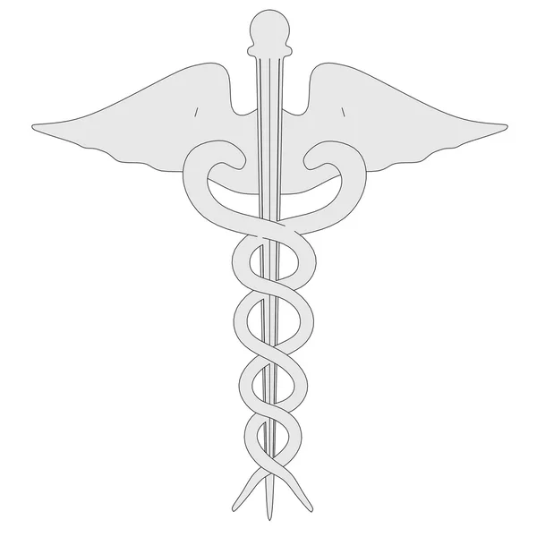 Cartoon image of medical sign — Stock Photo, Image