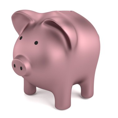 Piggy Bank 'ın gerçekçi 3D canlandırması