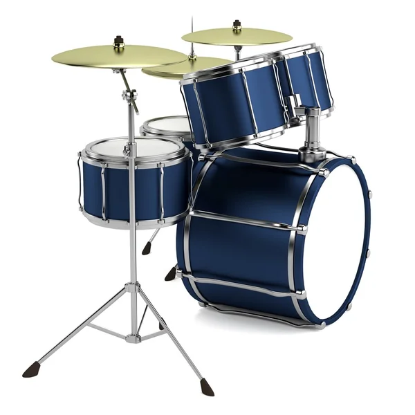 Drumset gerçekçi 3d render — Stok fotoğraf