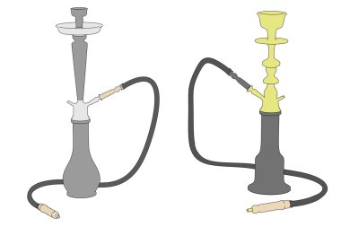 shisha boru çizgi film resim