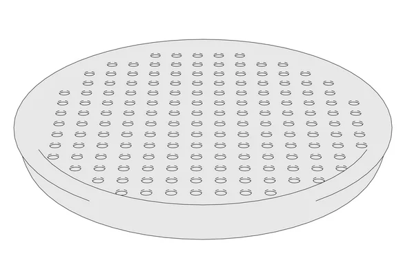 Tecknad bild av matlagning pan — Stockfoto