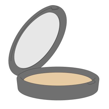 karikatür resim tozu - makyaj