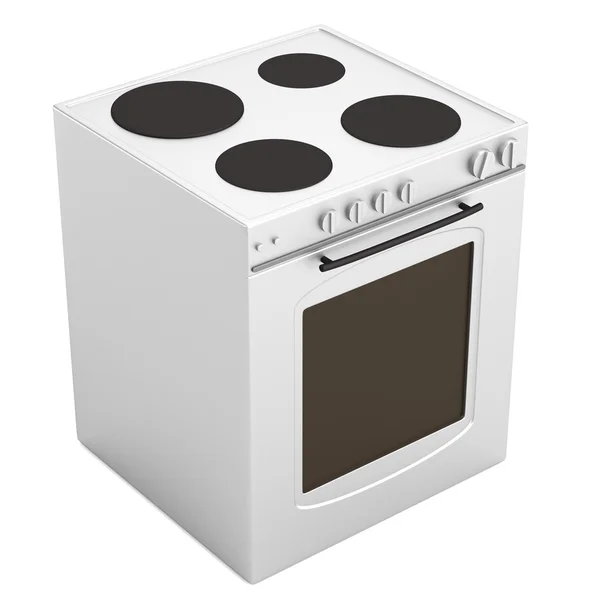 Realistic 3d render of oven — Stock Photo, Image