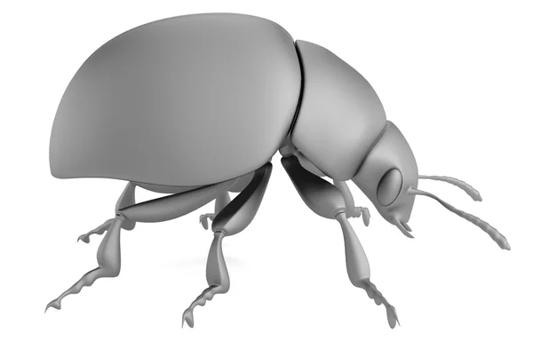 Realistyczne renderowanie 3d chrząszcza ziemniaków — Zdjęcie stockowe