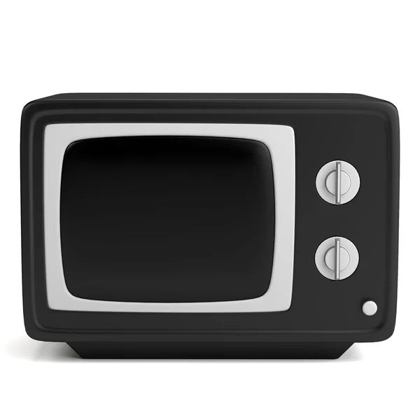 Realistic 3d render of retro TV — Stock Photo, Image