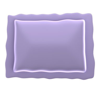 gerçekçi 3d render yastık