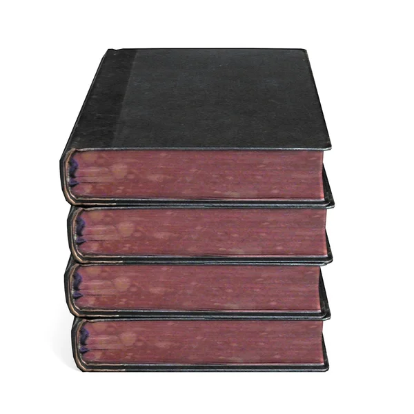 Realistic 3d render of old books — Stock Photo, Image