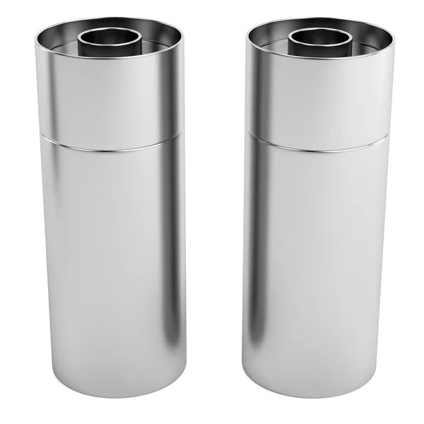 Realistic 3d render of salt and pepper — Stock Photo, Image