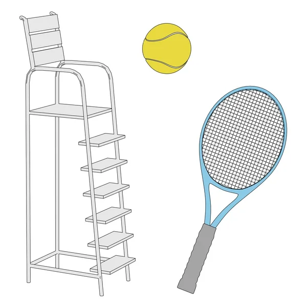 Image of tennis set — 스톡 사진