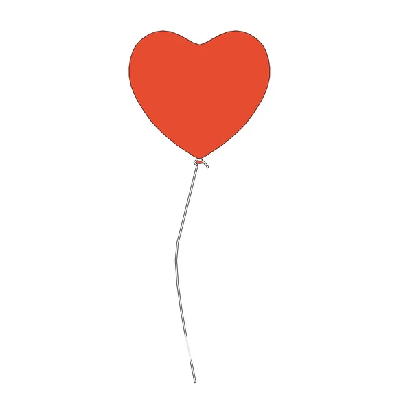 Cartoon image of valentine heart — Stock Photo, Image