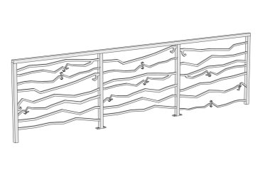 (Mimarlık korkuluk, karikatür resim)