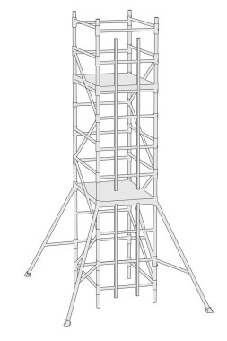 İskele Binası için çizgi film resim