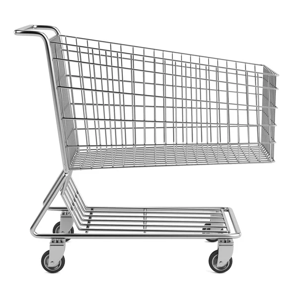 Realistic 3d render of shopping cart — Stock Photo, Image