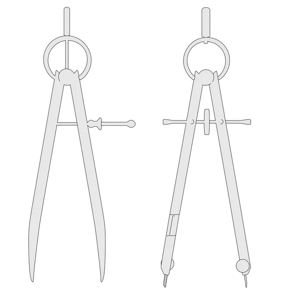 Imagem dos desenhos animados da ferramenta trammel — Fotografia de Stock