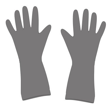 Kış eldiven çizgi film resim