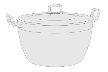 pot pişirme çizgi film resim