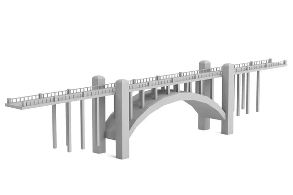 Realista 3d renderizado de puente —  Fotos de Stock
