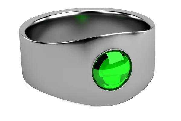 Realistic 3d render of ring — Stock Photo, Image