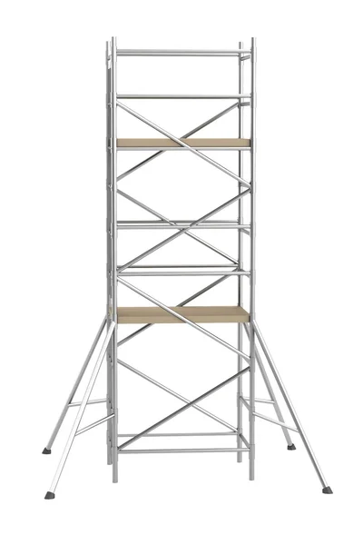 真实的 3d 渲染的 scaffolings — 图库照片