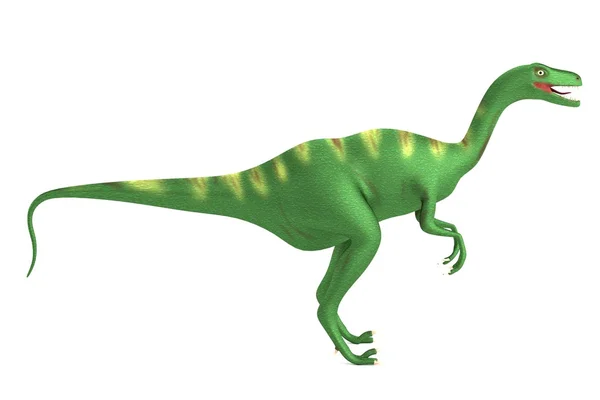 Rendering 3D realistico del velociraptor — Foto Stock