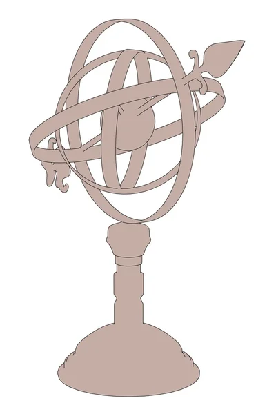 Cartoon image of astronomical tool — Stock Photo, Image