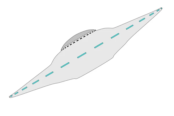 不明飞行物宇宙飞船的形象 — 图库照片