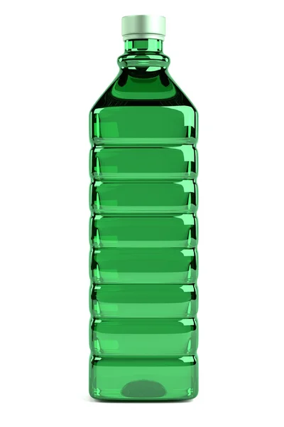 Realistyczne renderowanie 3d butelki — Zdjęcie stockowe
