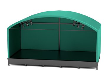 gerçekçi 3d render sahne