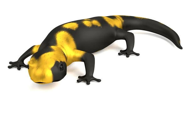 Salamander gerçekçi 3d render — Stok fotoğraf