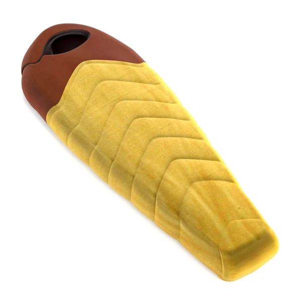 Realistic 3d render of sleeping bag — Stock Photo, Image