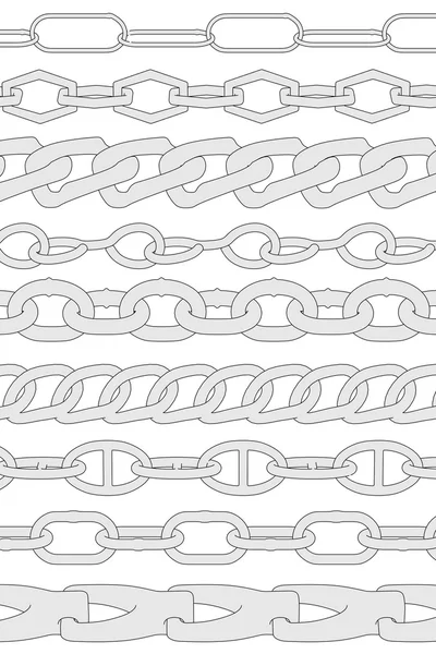 Cartoon image of chain links — Stock Photo, Image