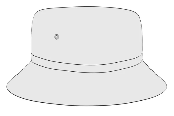 Cartoon image of summer hat — Stock Photo, Image