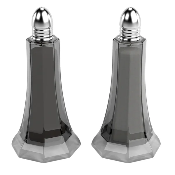 Realistic 3d render of salt and pepper — Stock Photo, Image