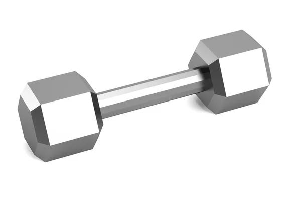 Realistic 3d render of lifting weights — Stock Photo, Image