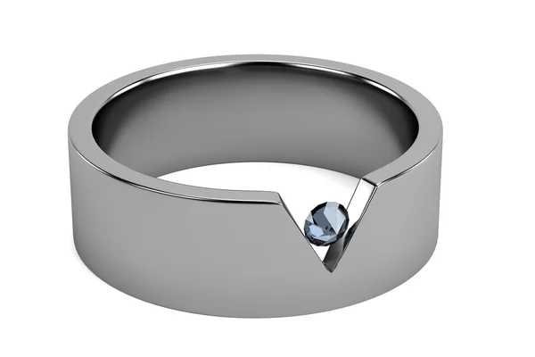 Realistic 3d render of ring — Stock Photo, Image