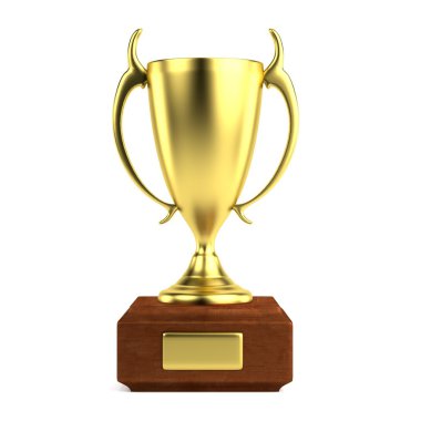 Trophy gerçekçi 3d render