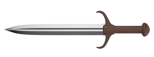 Realistic 3d render of sword — Stock Photo, Image