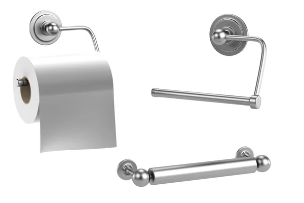 Realistic 3d render of toilet holder — Stock Photo, Image