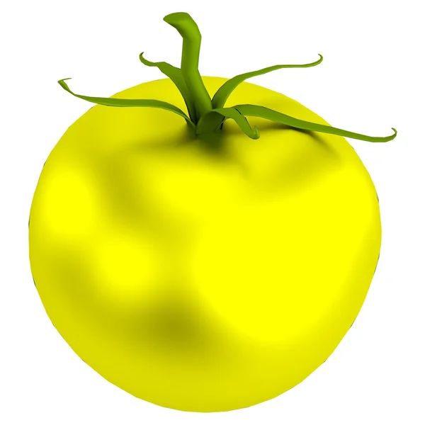 Realistyczne renderowanie 3d, pomidor — Zdjęcie stockowe