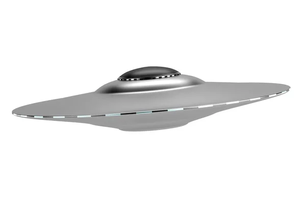 Realistyczne renderowanie 3d UFO — Zdjęcie stockowe