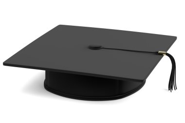 Mezuniyet Cap gerçekçi 3d render