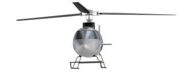 Helikopterin gerçekçi 3d render