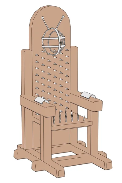 Мультяшне зображення тортурного інструменту — стокове фото