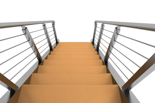 Realistic 3d render of stairs — Stock Photo, Image